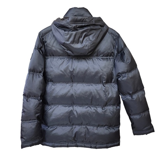 Alpine Design Mens‎ Hooded Puffer Jacket Winter Warm Parka Black EST 1962 Sz M - Picture 2 of 12